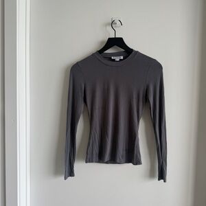 Charcoal Long Sleeve Women's Top